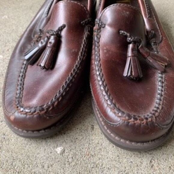 Johnston & Murphy Size 11W Brown Tassel Loafer Shoes 40102006603 Brazil main image 9
